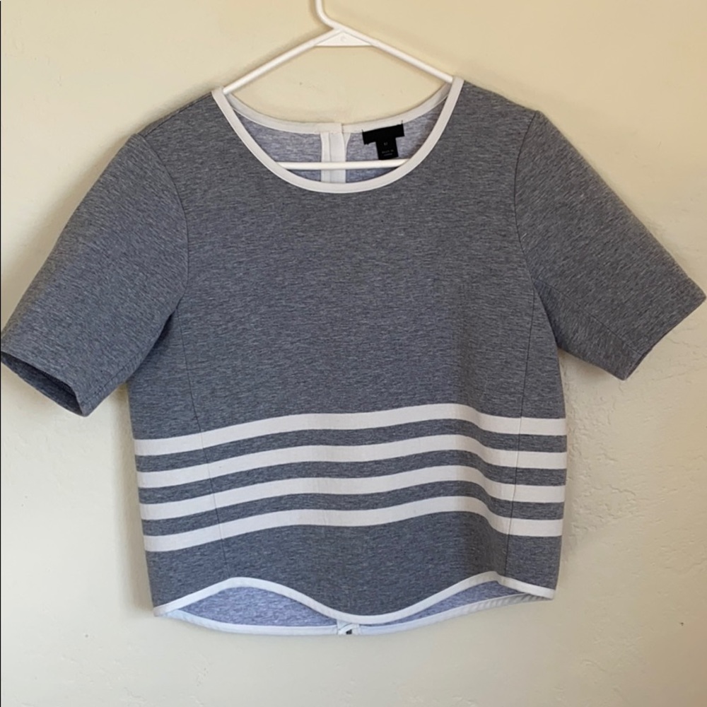J. Crew gray blouse